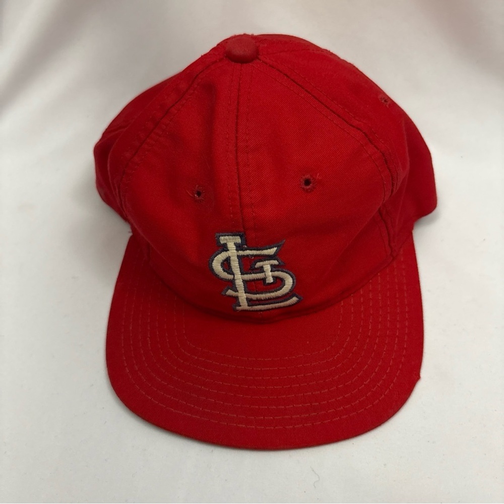 Vintage St Louis Cardinals Drew Pearson Sof’ Bill Snapback Hat Cap MLB Baseball - Picture 2 of 15